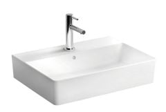 Vitra Nuo Dikdörtgen Lavabo, 60 cm, Parlak Beyaz 7432B003-0631