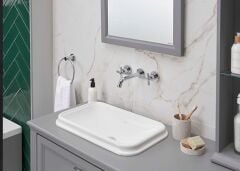Vitra Valarte Lavabo Dolabı 100 Cm Lavabolu Gri 62199