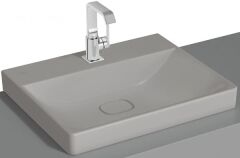 Vitra 7526B076-0937 Metropole Çanak Lavabo 60 cm M.Taş Gri