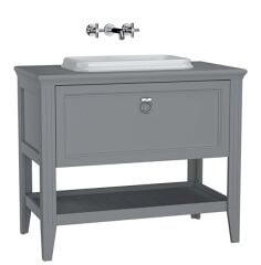Vitra Valarte Lavabo Dolabı 100 Cm Lavabolu Gri 62199