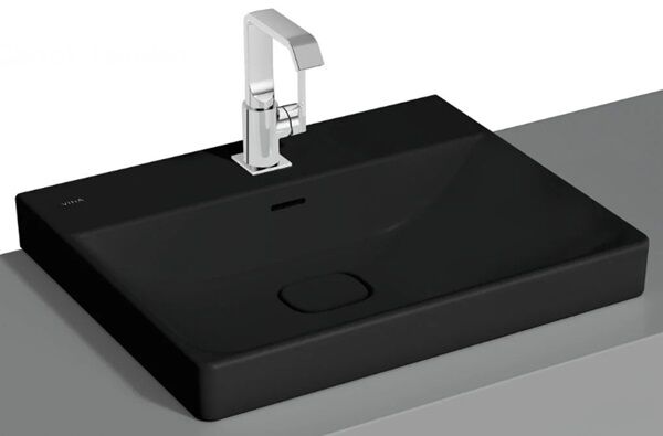 Vitra 7526B083-0973 Metropole Çanak Lavabo 60 cm M.Siyah