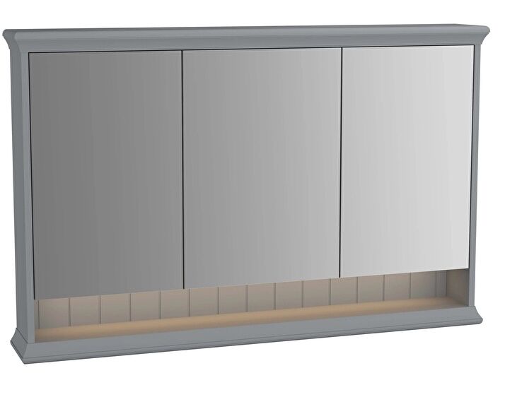 Vitra Valarte Aydınlatmalı dolaplı Ayna 120 Cm Gri 62238