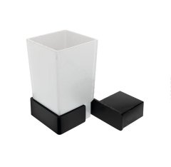 Dekor Banyo SS304 Black Tezgah Üstü Diş Fırçalık Mat Siyah