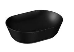 VitrA  GeoTezgah Üstü Çanak Lavabo 55 cm Mat Siyah 7427B083-0016