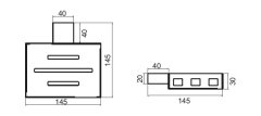 Dekor Banyo SS304 Black Süngerlik Malzemelik Mat Siyah