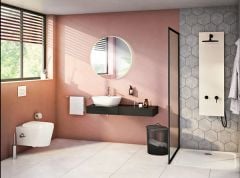 VitrA  GeoTezgah Üstü Çanak Lavabo 55 cm Parlak Beyaz 7428B003-0041