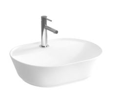 VitrA  GeoTezgah Üstü Çanak Lavabo 55 cm Parlak Beyaz 7428B003-0041