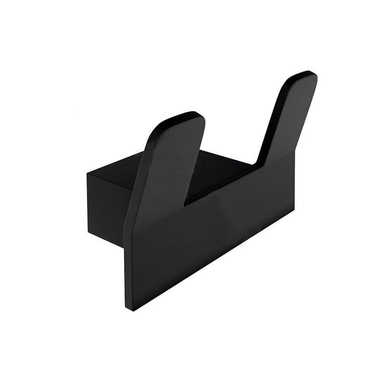 Dekor Banyo SS304 Black Bornoz Askı İkili Mat Siyah