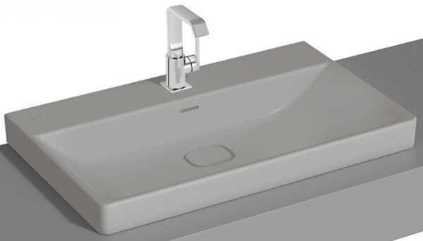 Vitra 7527B076-0973 Metropole Çanak Lavabo 80 cm M.Taş Gri