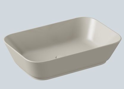 VitrA  Geo Tezgah Üstü Lavabo 60 cm Mat Bej 7425B020-0016