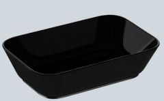 VitrA  Geo Tezgah Üstü Lavabo 60 cm Parlak Siyah 7425B070-0016