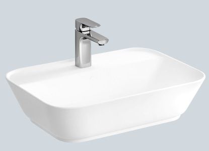 VitrA GeoTezgah Üstü Çanak Lavabo 60 cm Parlak Beyaz 7426B003-0041
