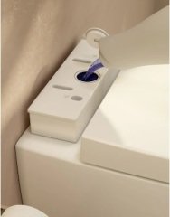 VitrA 7672B003-1685 Metropole Rim-Ex Asma Klozet 56 cm -  Fresh Deterjan Hazneli - Parlak Beyaz