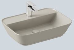 VitrA GeoTezgah Çanak Lavabo 60 cm Mat Bej 7426B020-0041