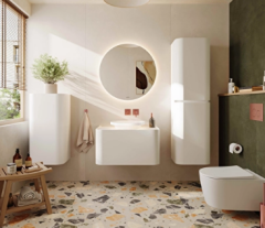 Vitra Glora Boy Dolabı Mat Soft Beyaz 80404