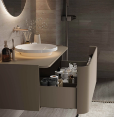 Vitra Glora Boy Dolabı Mat Soft Bej 80405