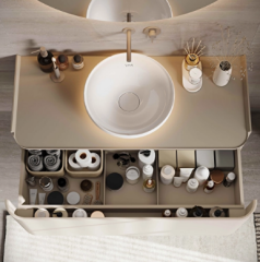 Vitra Glora Boy Dolabı Mat Soft Bej 80405