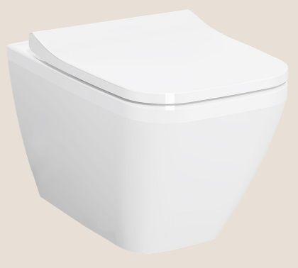 VitrA Integra Square Rim-ex Asma Klozet Parlak Beyaz 7082L003-0090