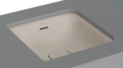 VitrA 7533B020-1082 Metropole Kare Tezgah Altı Lavabo,40 cm,M.Bej