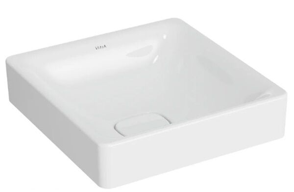 Vitra 7533B003-1398 Metropole Kare Çanak Lavabo 40 cm Beyaz