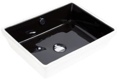 Smanni Atlas Tezgah Altı Lavabo 54x40 cm Siyah