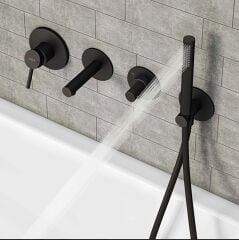 Vitra Origin Ankastre Duş Seti - Mat Siyah