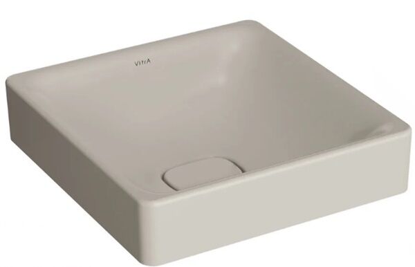Vitra 7533B020-1398 Metropole Kare Çanak Lavabo 40 cm M.Bej