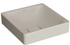 Vitra 7533B020-1398 Metropole Kare Çanak Lavabo 40 cm M.Bej