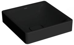 Vitra 7533B083-1398 Metropole Kare Çanak Lavabo 40 cm M.Siyah