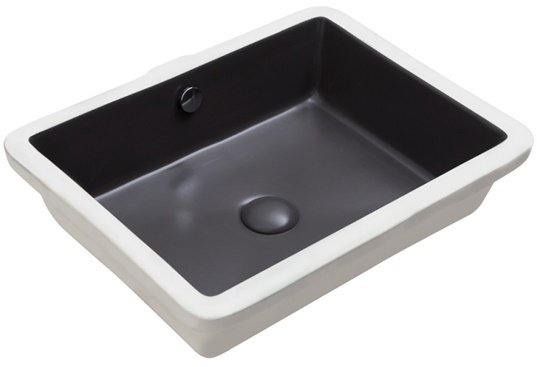Smanni Atlas Tezgah Altı Lavabo 54x40 cm Mat Antrasit