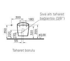 Vitra 7360b003-0090 Sento Çocuk Asma Klozet + Klozet Kapağı