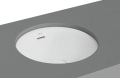 VitrA 7532B001-1082 Metropole Yuvarlak Tezgah Altı Lavabo,40 cm,M.Beyaz