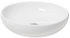 Smanni Nunki Çanak Lavabo Tezgah Üstü 45 cm Beyaz