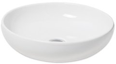 Smanni Nunki Çanak Lavabo Tezgah Üstü 45 cm Beyaz