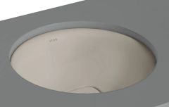 VitrA 7532B020-1083 Metropole Yuvarlak Tezgah Altı Lavabo,40 cm,M.Bej