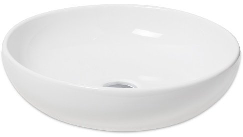 Smanni Nunki Çanak Lavabo Tezgah Üstü 45 cm Mat Beyaz