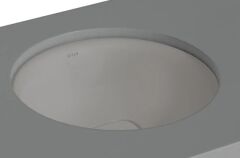 VitrA 7532B076-1083 Metropole Yuvarlak Tezgah Altı Lavabo,40 cm,M.Taş Gri