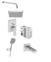 Artema Minimax Square Ank Banyo Seti Krom