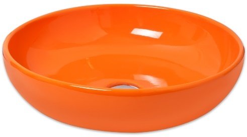 Smanni Nunki Çanak Lavabo Tezgah Üstü 45 cm  Turuncu