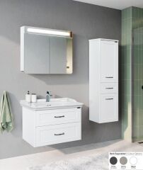 Lineart Frame 80 cm Lavabo Dolabı + Dolaplı Ayna