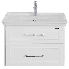 Lineart Frame 80 cm Lavabo Dolabı + Dolaplı Ayna
