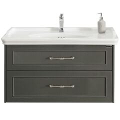 Lineart Frame 80 cm Lavabo Dolabı + Dolaplı Ayna