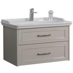 Lineart Frame 80 cm Lavabo Dolabı + Dolaplı Ayna