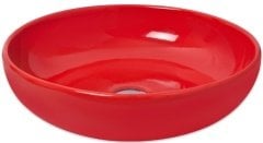 Smanni Nunki Çanak Lavabo Tezgah Üstü 45 cm  Kırmızı