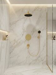 Artema Minimax Round Ank Banyo Seti Soft Altın