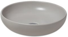Smanni Nunki Çanak Lavabo Tezgah Üstü 45 cm  Mat Gri
