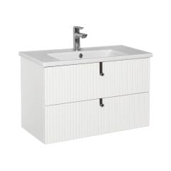 Lineart Verti 100cm Lavabo Dolabı + Dolaplı Ayna