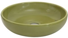 Smanni Nunki Çanak Lavabo Tezgah Üstü 45 cm  Yosun Yeşili