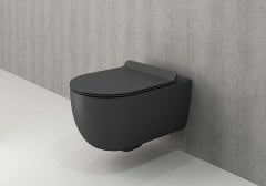 Bocchi V-Tondo 1416-020-0128 Rimless Asma Klozet, Mat Antrasit