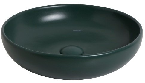 Smanni Nunki Çanak Lavabo Tezgah Üstü 45 cm  Mat Zümrüt